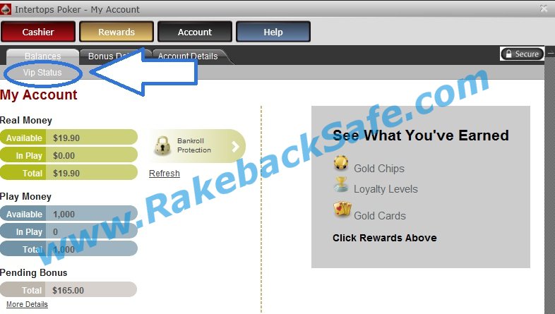 Intertops Poker My Account