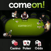 ComeOn Poker Table Screenshot